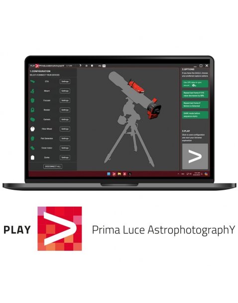 PLAY - Prima Luce AstrophotographY software|Software|Primalucelab en