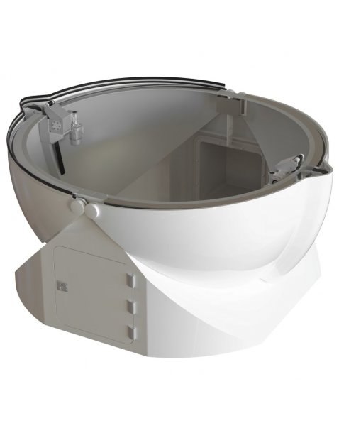 OUTPOST 3M - Computerized clamshell dome for telescopes and space monitoring